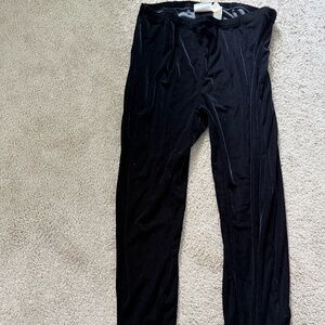 Emma James Black Velvet Pants – Size M
